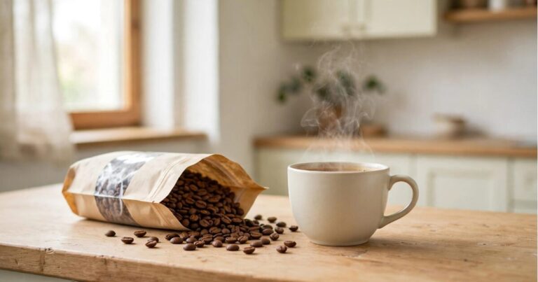 Freshly brewed coffee illustrates how coffee subscription boxes can keep beans stocked for easier mornings.
